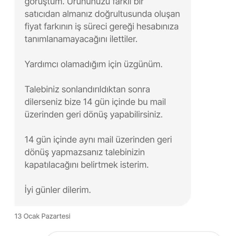 Yanlış Ürün Gönderimi Ve Tutarsız Müşteri Hizmetleri