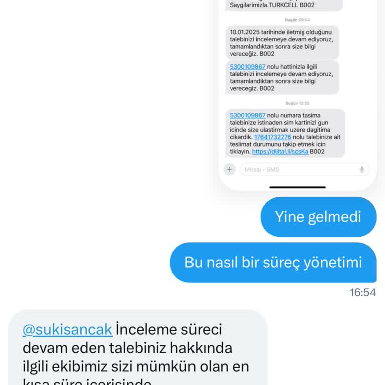 Numara Taşıma Sürecinde Gecikme Ve İletişim Sorunu