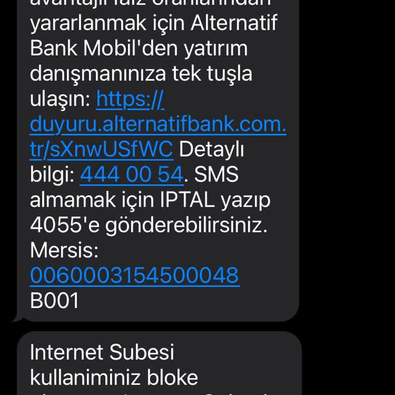 Alternatif Bank'ta Haksız Blokaj Ve Müşteri Mağduriyeti