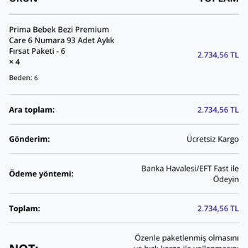 Bebek Bezi Siparişim Nerede? Güvenilirlik Sorunu!