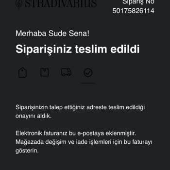 Stradivarius Siparişim Teslim Edilmedi Ve İletişim Kurulamıyor