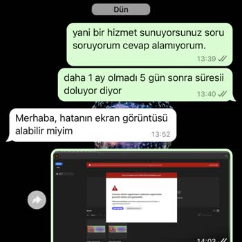 İlgisiz Müşteri Hizmeti Ve Lisanssız Ürün Sorunu