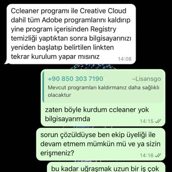 İlgisiz Müşteri Hizmeti Ve Lisanssız Ürün Sorunu