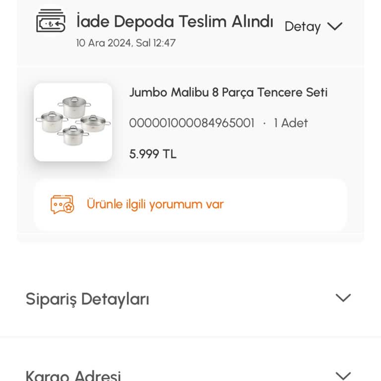 Karaca'dan İade Sürecinde Yaşanan Sorunlar