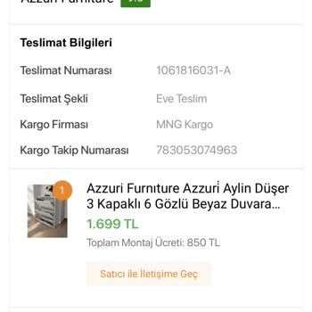 Ayakkabılık Montaj Sorunu Ve İade Talebi