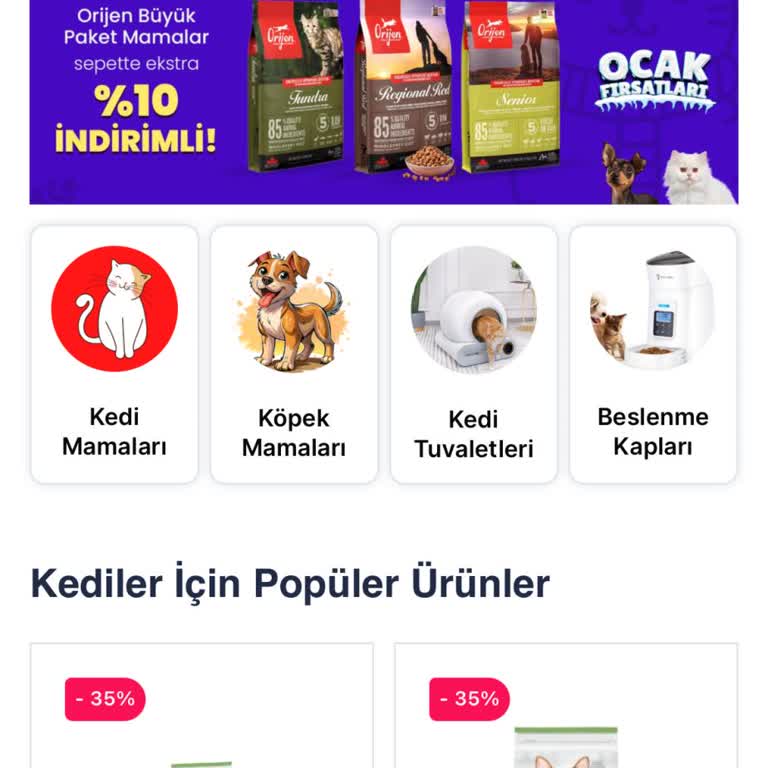 Lila Pet Market'e Ulaşamıyorum'