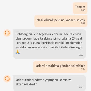 Teslim Edilmeyen Sipariş Ve İade Sorunu