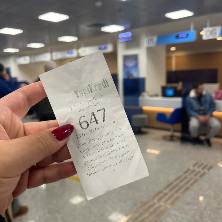 Yapı Kredi Şubesinde Uzun Bekleme Süreleri