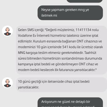 Vodafone.net İle İletişim Eksikliği Ve Haksız Faturalandırma Sorunu