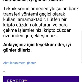 Cryptoifx'te Para Geri Almak İmkansız!
