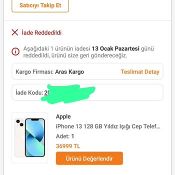 Trendyol'dan Aldığım İphone 13, İkinci El Çıktı!
