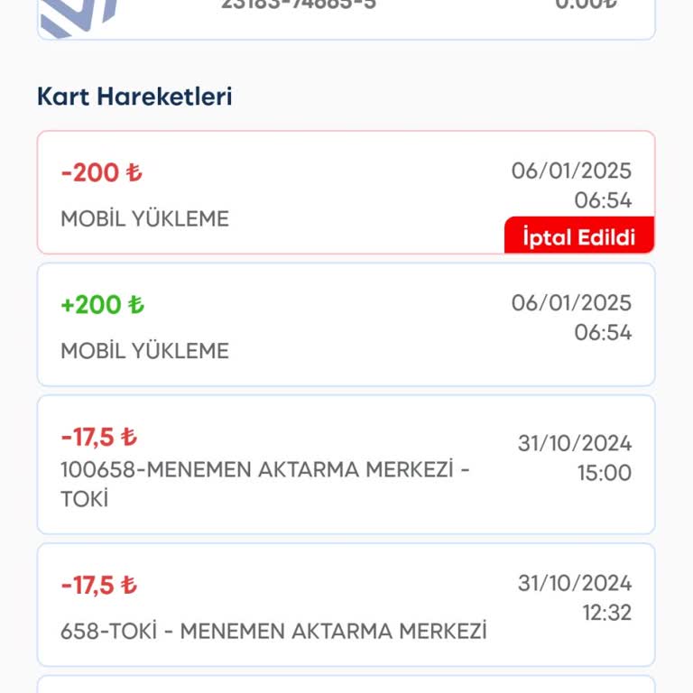 Yanlış Yüklenen Ücretin İadesi Bekleniyor