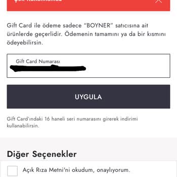 Boyner Hediye Kartı Kullanılamıyor: Müşteri Hizmetleri Çözüm Sunmuyor