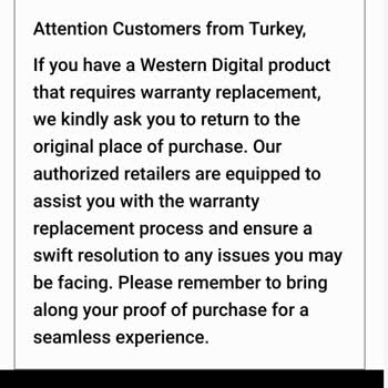 Amazon'dan Alınan Harddiskin Garanti Sorunu Çözülemiyor