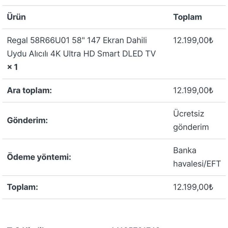 Evinidiz Sipariş Teslimatında Gecikme ve Para İadesinde Oyalama