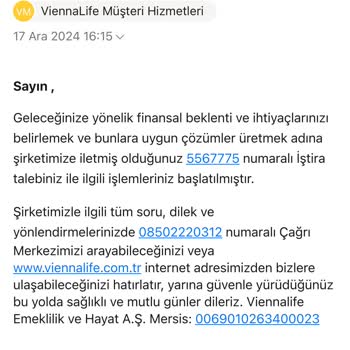 Viennalife Para İadesi Sürecinde Sorunlar Ve Gecikmeler