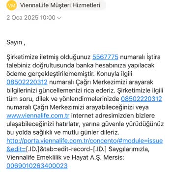 Viennalife Para İadesi Sürecinde Sorunlar Ve Gecikmeler