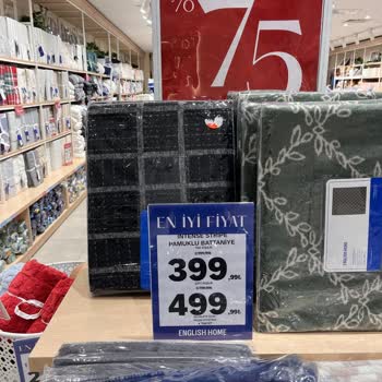 English Home Mağaza Çalışanlarının Üslup Sorunu ve Yanlış Fiyatlandırma