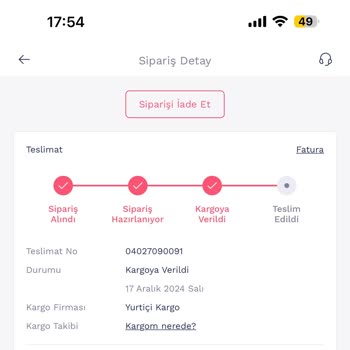Kayıp Sipariş Ve İade Sürecinde Yaşanan Sorunlar