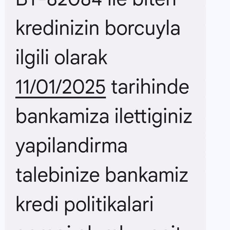 QNB Finansbank İle Yapılandırma Sorunu
