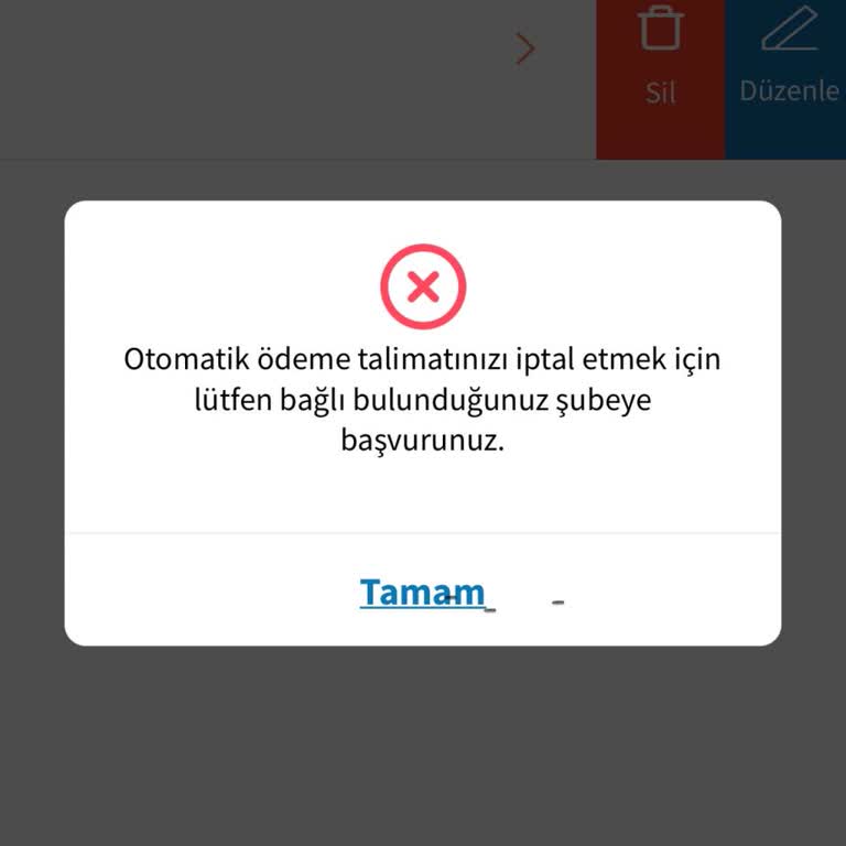 Halkbank'ta Otomatik Ödeme Talimatı İptal Sorunu