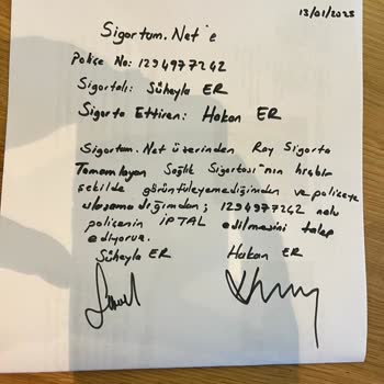 Yanlış Çekim Ve Poliçe Sorunu