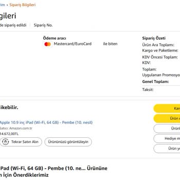 Kayıp İpad: Amazon Ve Kargo Arasında Sıkıştım!