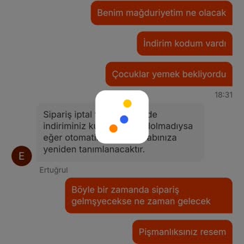 Sipariş İptali Ve Müşteri Hizmetlerinde Ciddiyetsizlik