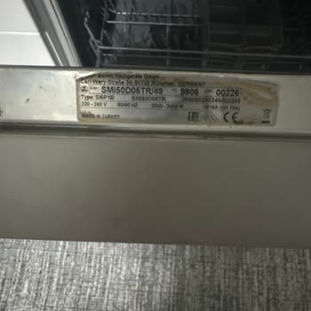 Bosch Bulaşık Makinesi Garantisi Ve Müşteri Hizmetleri Sorunu