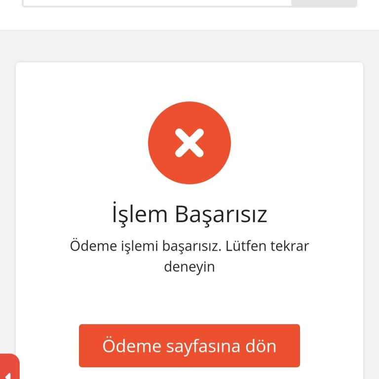 Vodafone Pay'de Sürekli Ödeme Başarısız Hatası