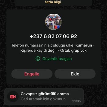 Yurt Dışından Gelen Şüpheli Aramalar