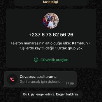 Yurt Dışından Gelen Şüpheli Aramalar