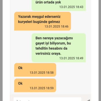 Teslimat Sorunu Ve Saygısız Kurye Davranışı