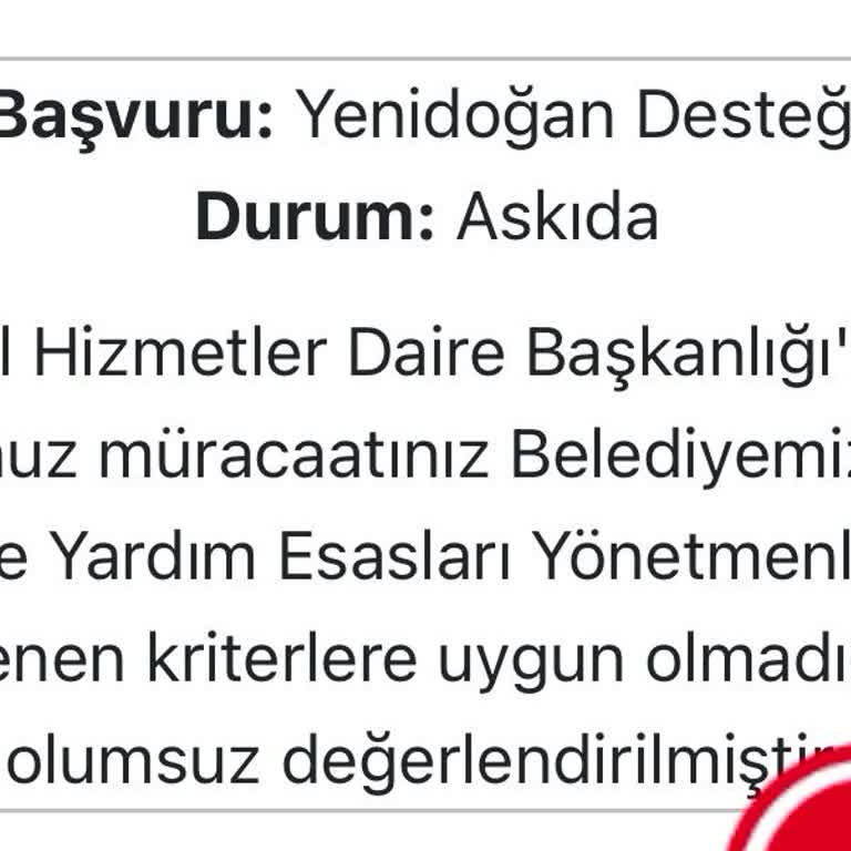 Yenidoğan Desteği Başvurusunda Belirsizlik