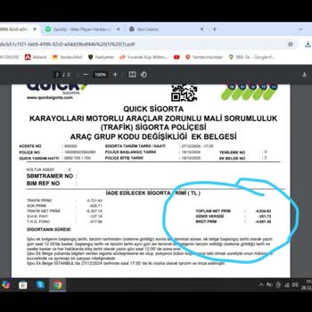 Sigorta Ücretinde Haksızlık Ve Eksik İade