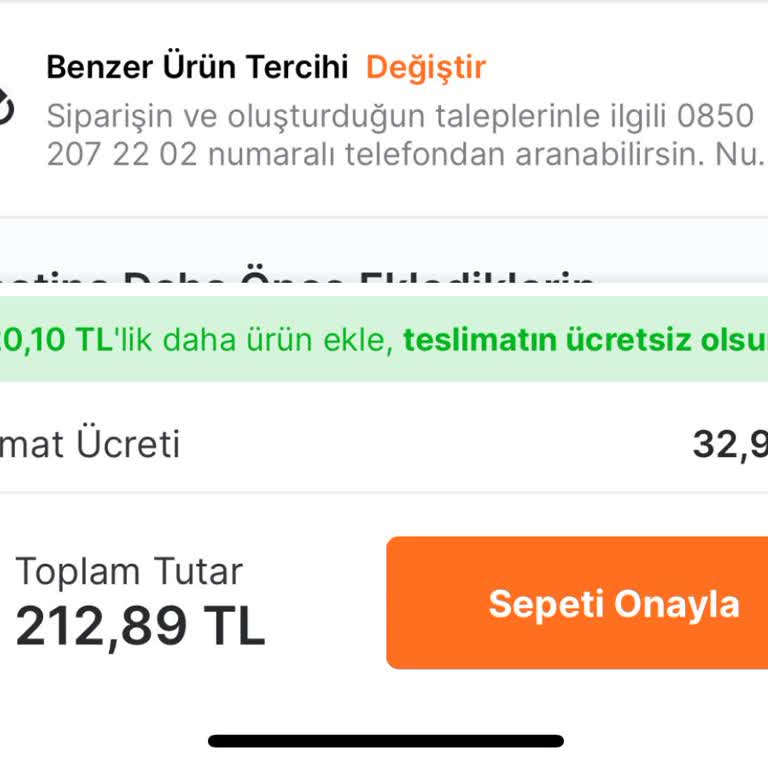 Teslimat Ücreti Mağduriyeti