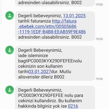 Hediye Çeki Mağduriyeti