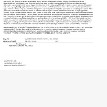 Yanlış Sigorta Yenilemesi Ve Müşteri Hizmetlerindeki Sorunlar