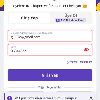 N11 Hesap Açma Kabusu: Çakışan Bilgiler Ve Erişim Sorunları