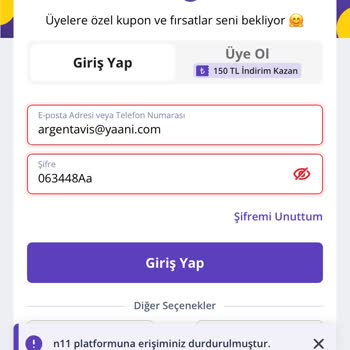 N11 Hesap Açma Kabusu: Çakışan Bilgiler Ve Erişim Sorunları