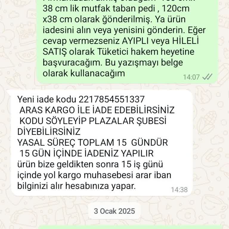 Yanıltıcı Ürün Ve İletişimsizlik Sorunu