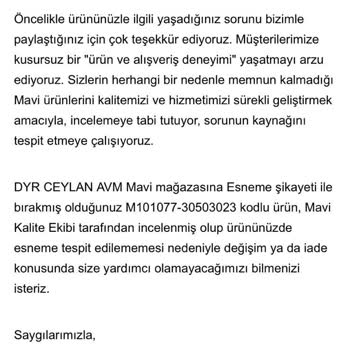 Ürün Kalitesi Ve İade Sürecindeki Sorunlar