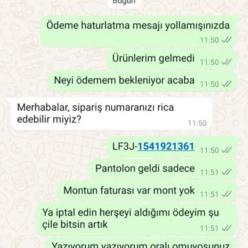 Eksik Ürünler Ve İlgisiz Müşteri Hizmetleri