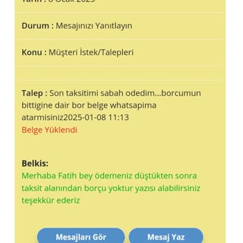 Ödenmiş Borçların Yanlış Gösterimi