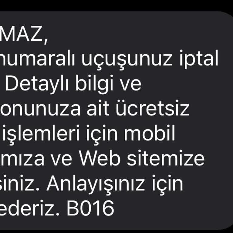 İptal Edilen Uçuş Sonrası Maddi Ve Manevi Kayıp Yaşadım