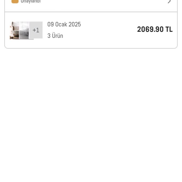 Madame Coco'dan Sipariş İlerlemesi Yok