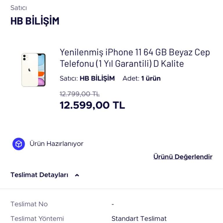 Teknosa'da Sipariş İptali Ve Para İadesi Sorunu