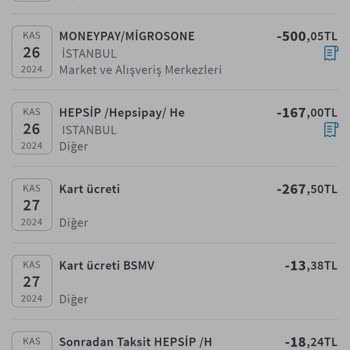 Kredi Kartı Aidat Ücretinin İadesi Talebi