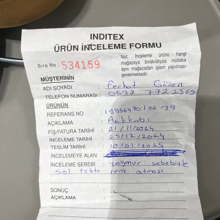 Yağmurda Zarar Gören Botun İadesi Reddedildi