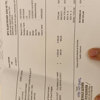 LG Televizyon Servis Sorunları Ve Memnuniyetsizlik